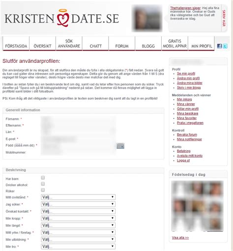 kristendate|KristenDate.se